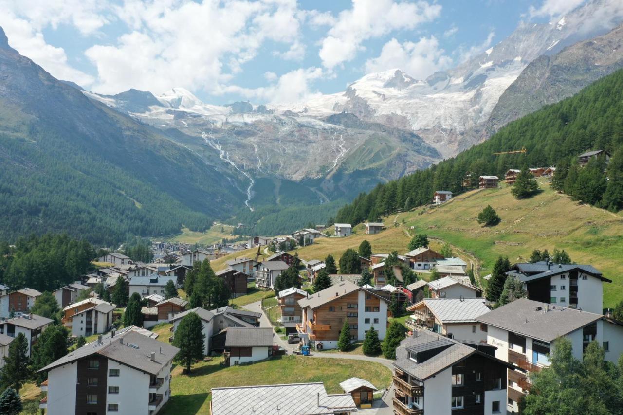 Kuscheliges Nest Fuer Zwei: Guenstiges Studio In Den Schweizer Alpen Saas Fee Eksteriør billede